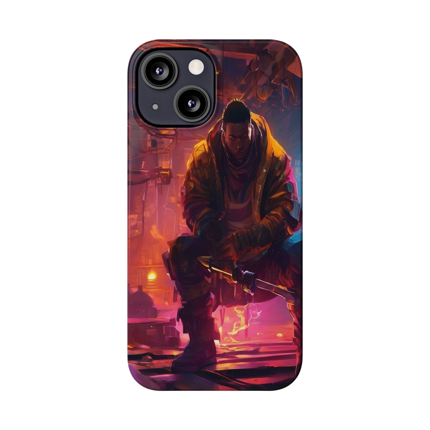 Slim Phone Case for iPhone 16 - Ultra-Thin, Glossy PC