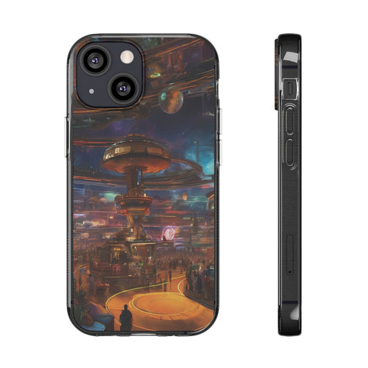 Clear Silicone Phone Case - Slim, Durable, Open-Port Design