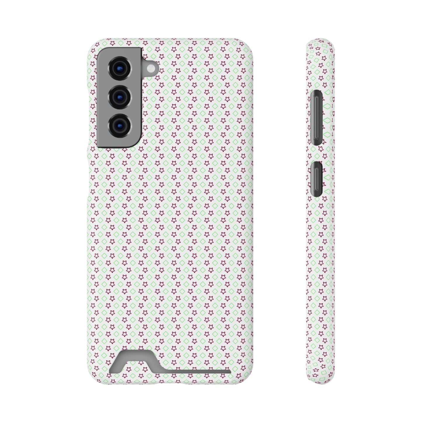 Neon Card-Holder Phone Case - Glossy/Matte Finish
