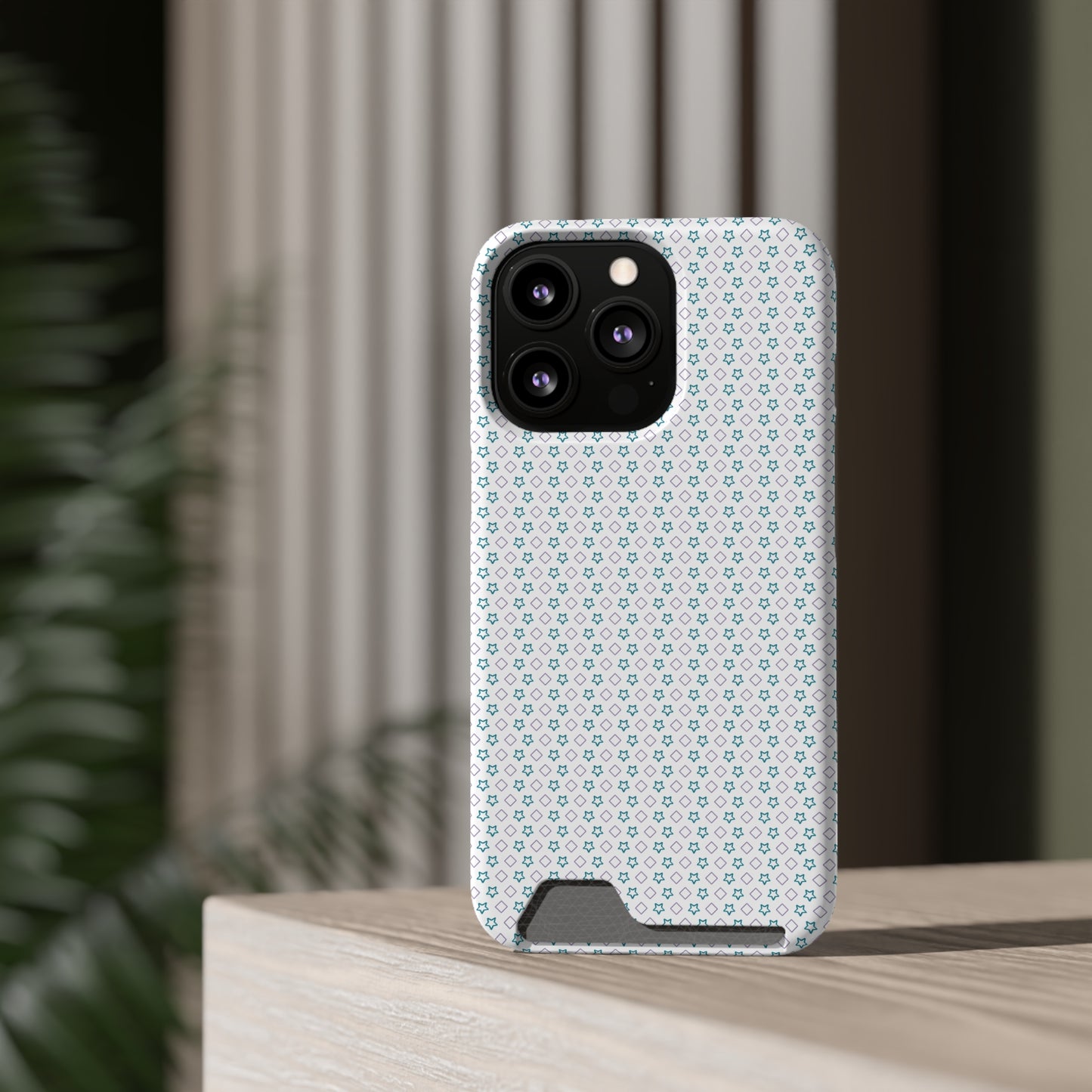 Phone Case with Card Holder – Polycarbonate, Matte/Glossy