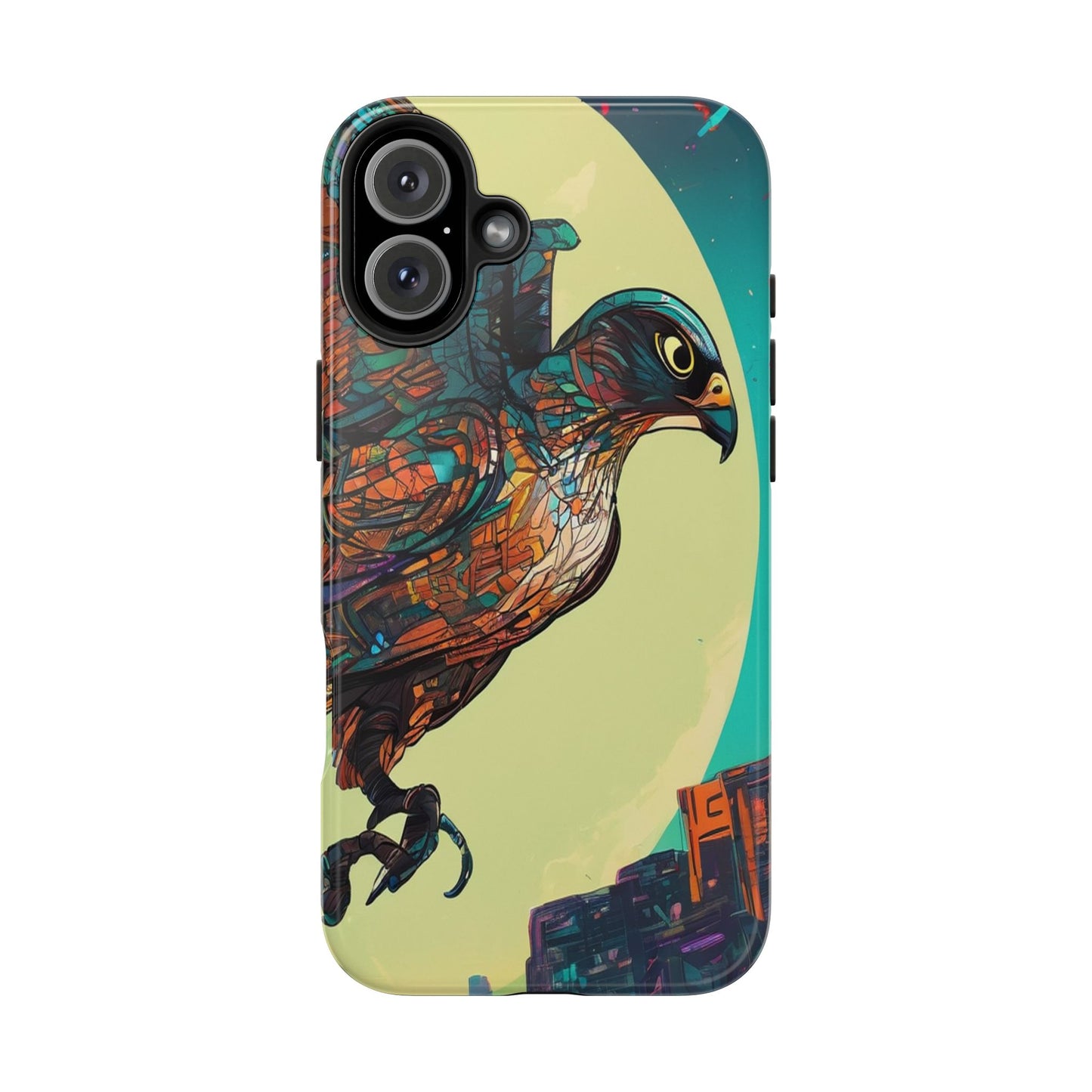 Neon Tough Phone Case - Impact-Resistant, Glossy Finish