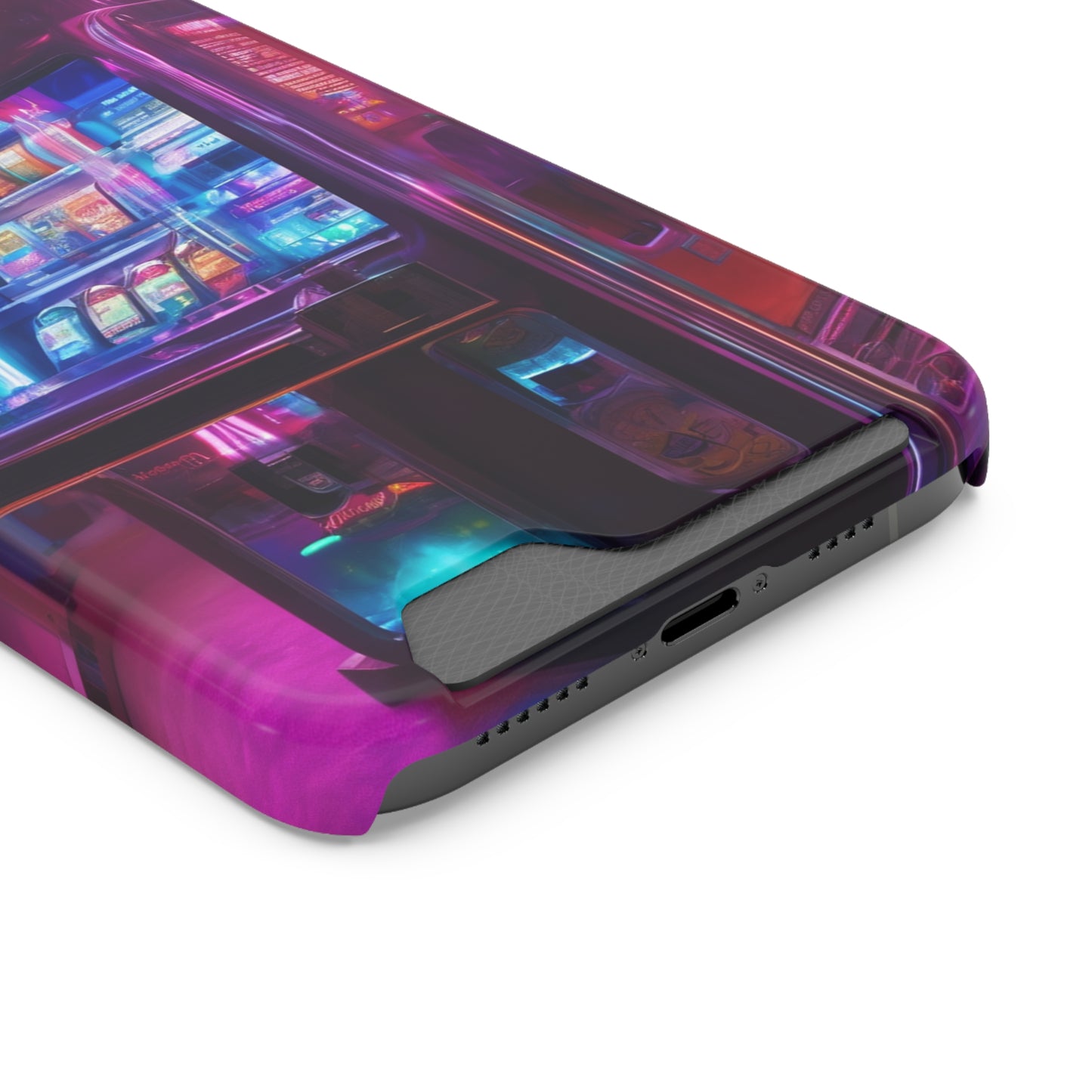 Phone Case with Card Holder – Glossy/Matte Polycarbonate