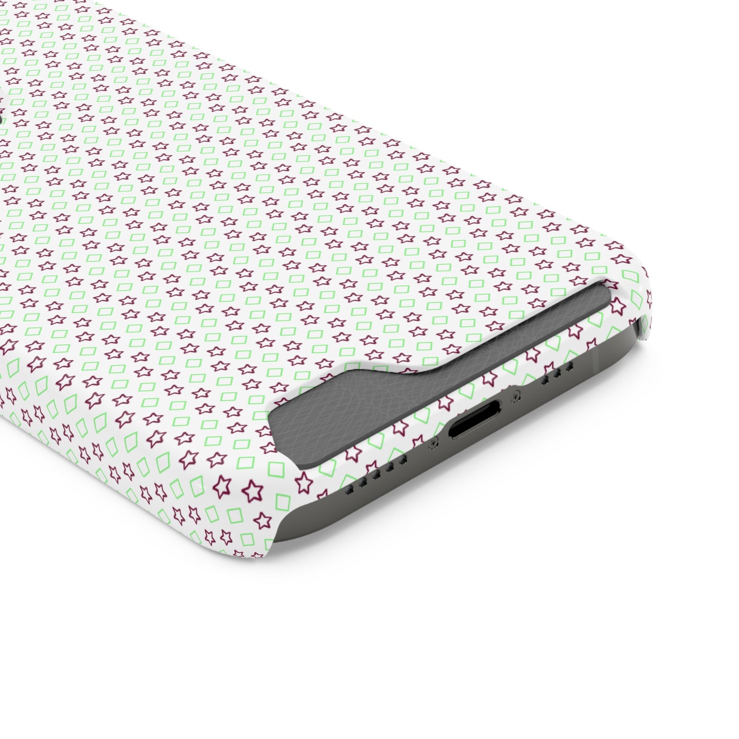 Neon Card-Holder Phone Case - Glossy/Matte Finish