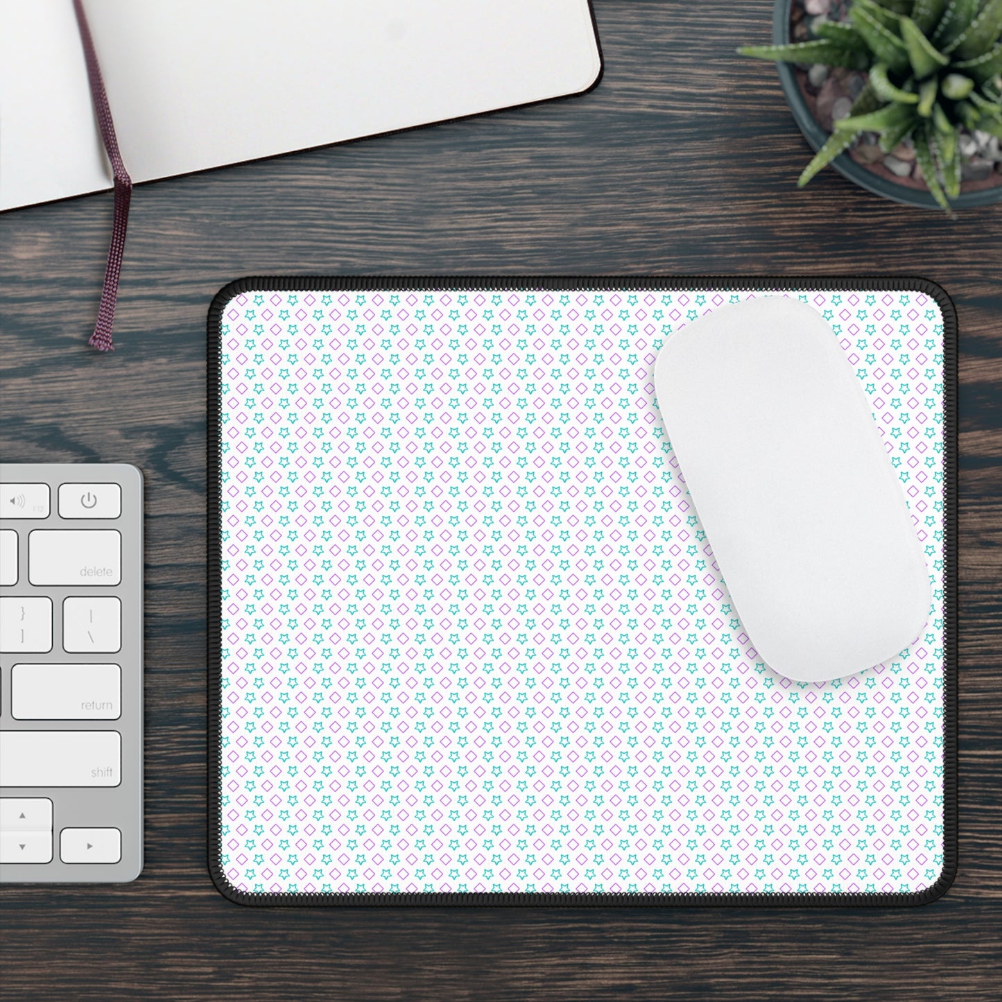 Custom Gaming Mouse Pad 9x7in - Neoprene & Stitched Edges