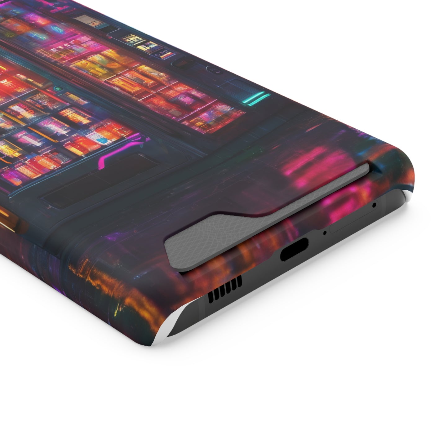 Phone Case with Card Holder - Impact-Resistant Polycarbonate, MagSafe