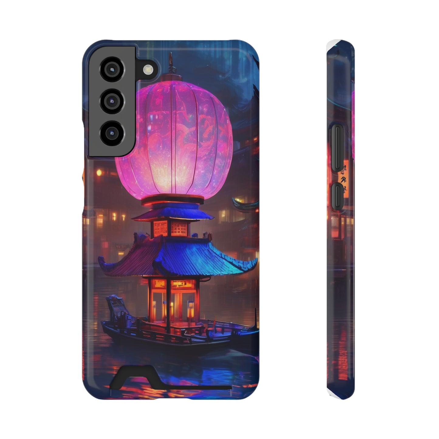 Neon Card Holder Phone Case - MagSafe, 1 Card Slot, Polycarbonate