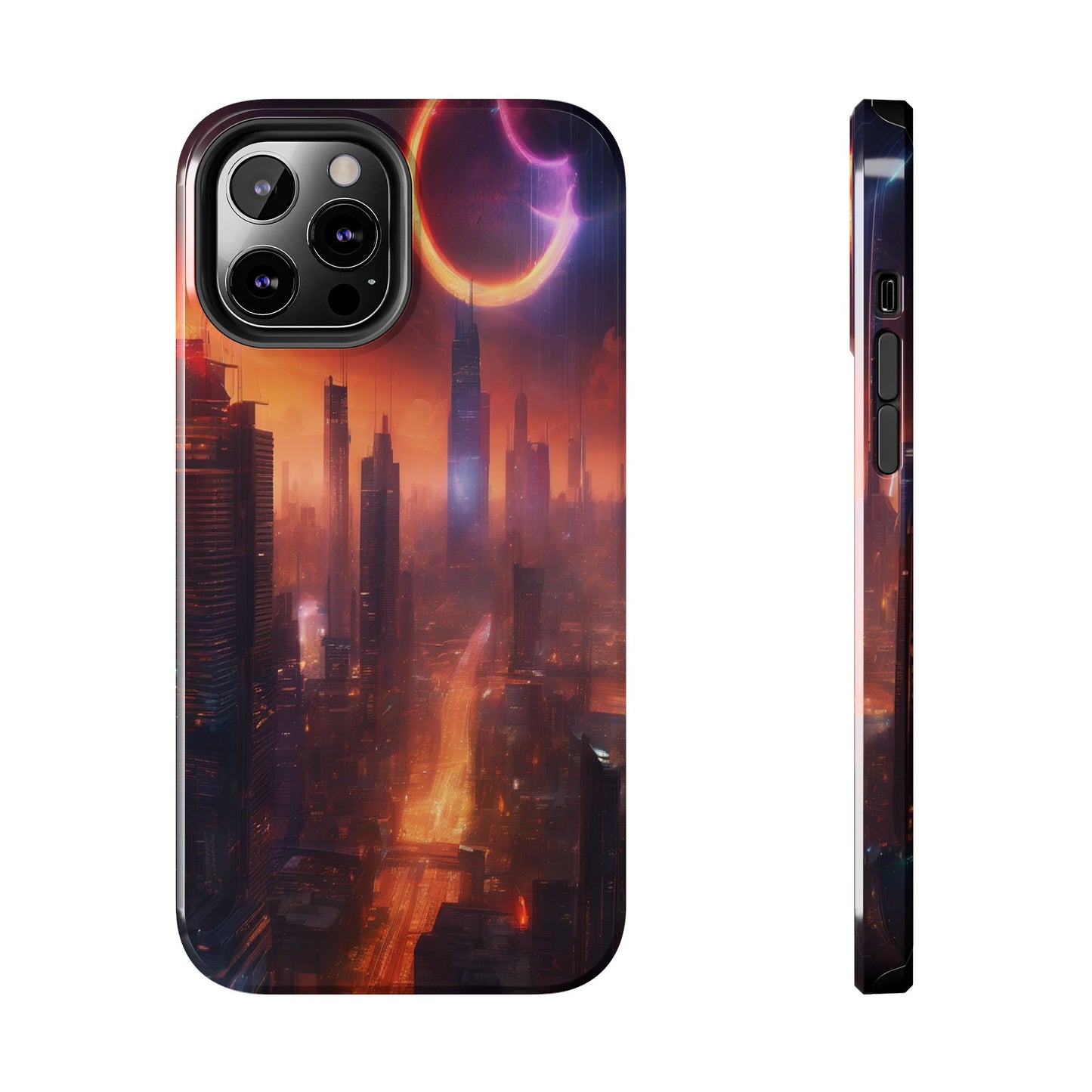 Rugged Phone Case - Impact-Resistant Dual-Layer TPU/PC, Glossy