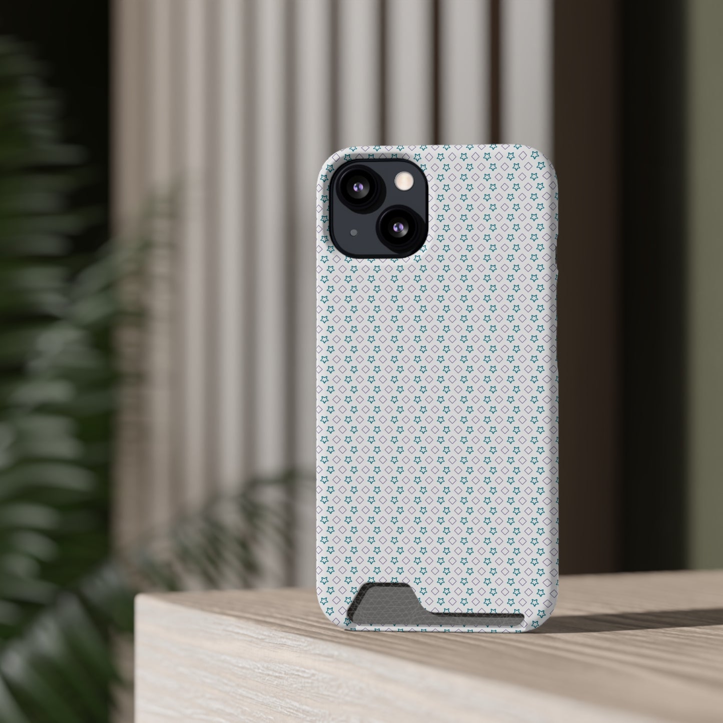 Phone Case with Card Holder – Polycarbonate, Matte/Glossy