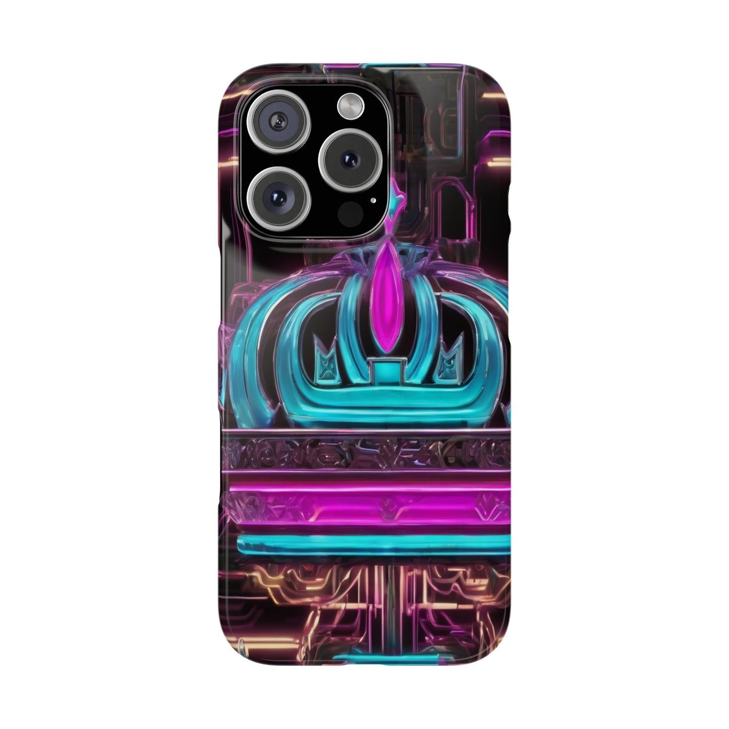 Slim Phone Case for iPhone 16 - Glossy, Lightweight, Impact-Resistant