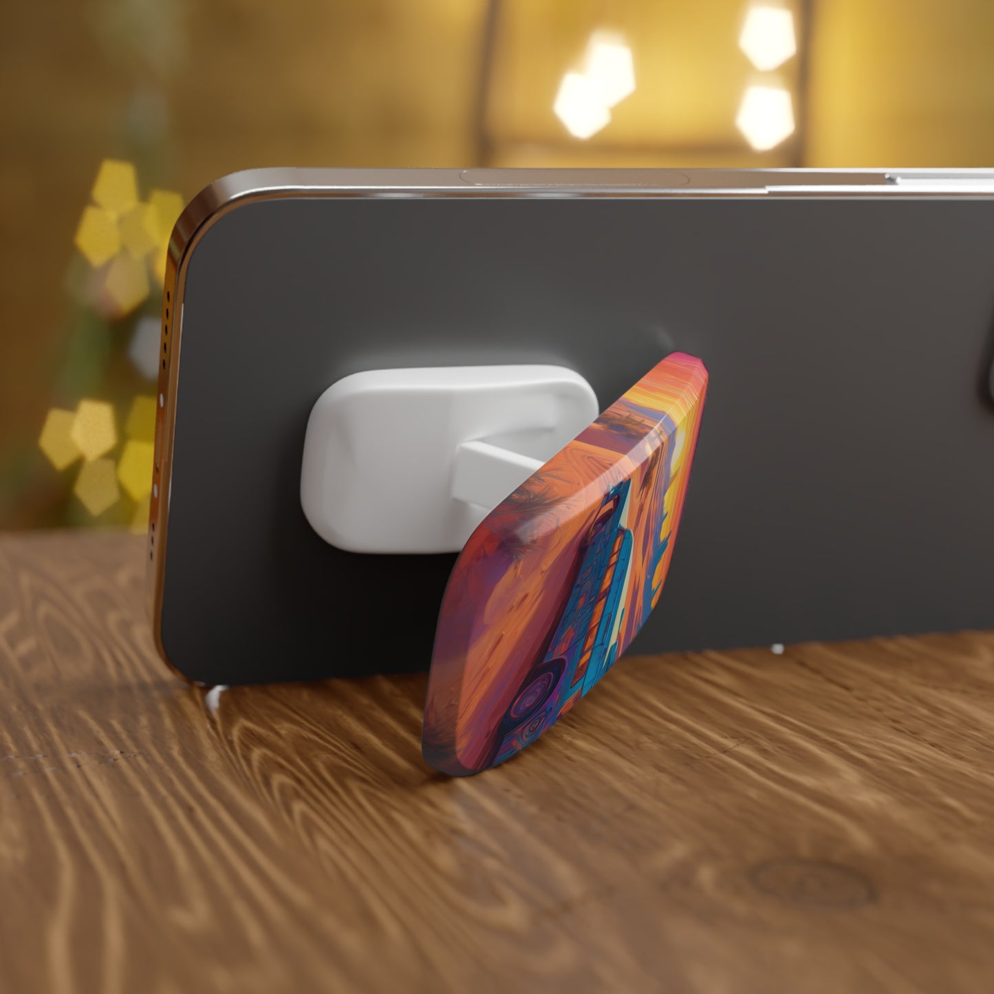 Phone Grip Click-On: Adjustable Mobile Holder