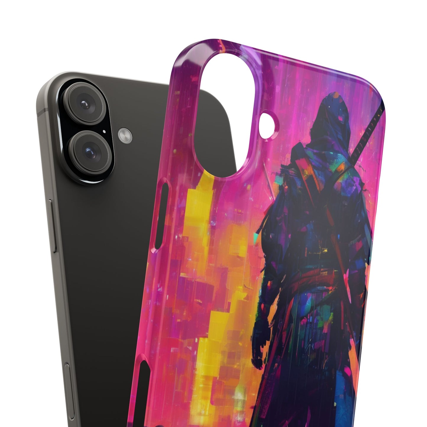 Neon Slim Phone Case for iPhone 16 - Glossy Lexan Finish