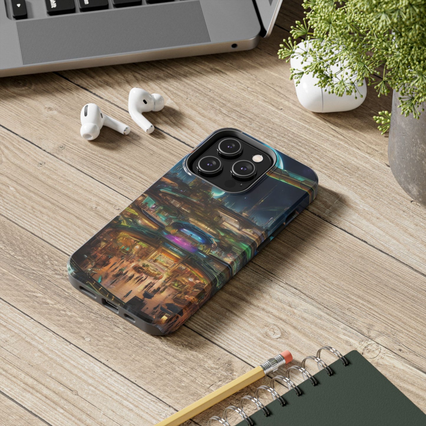 Tough Phone Case: Impact-Resistant Polycarbonate Shell, TPU-Lined