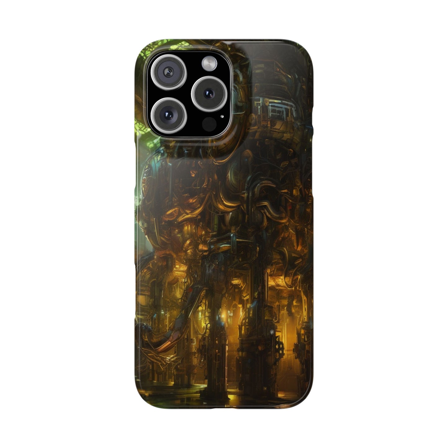 Slim Phone Case for iPhone 16 - Glossy Ultra-Thin Polycarbonate