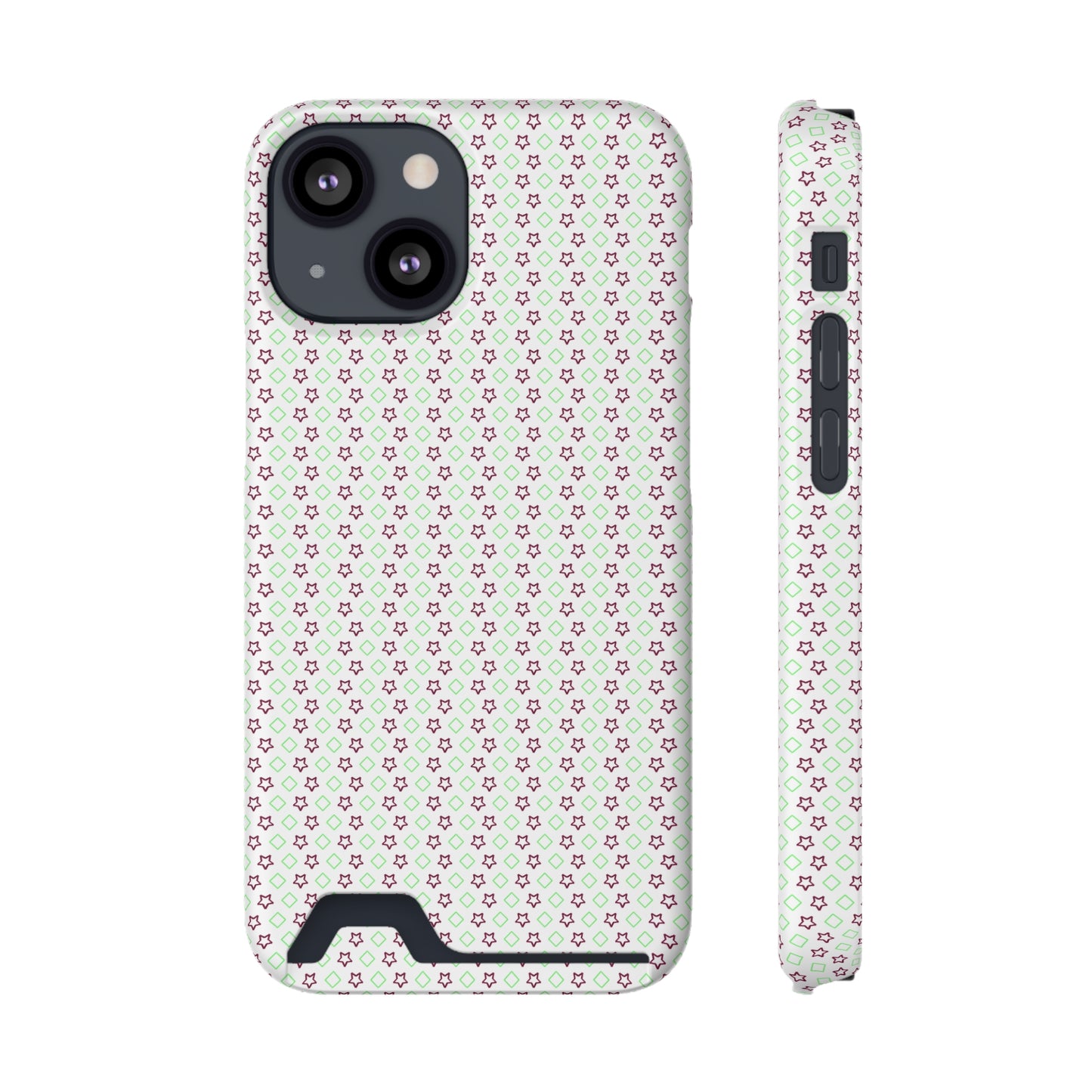 Neon Card-Holder Phone Case - Glossy/Matte Finish