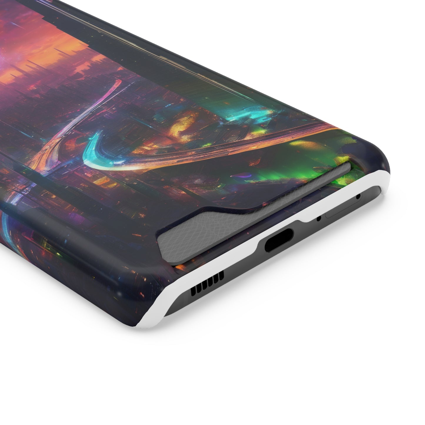 Neon Card Holder Phone Case - MagSafe, iPhone 13 & Galaxy S21/22