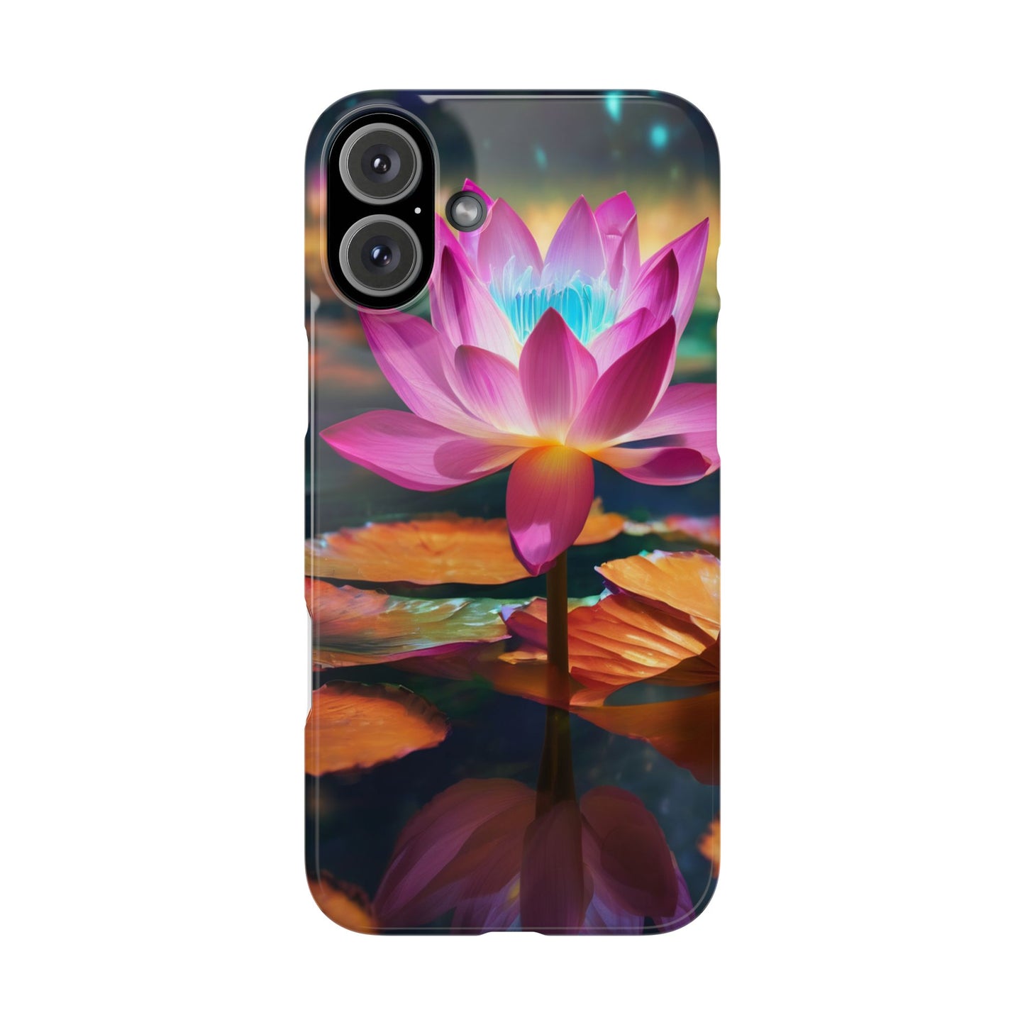 Slim Glossy Polycarbonate Phone Case for iPhone 16