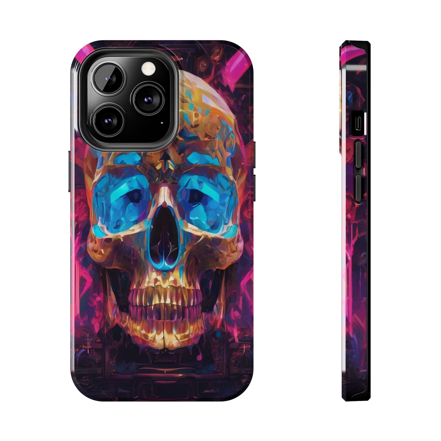 Rugged Phone Case - Impact-Resistant, Glossy Polycarbonate