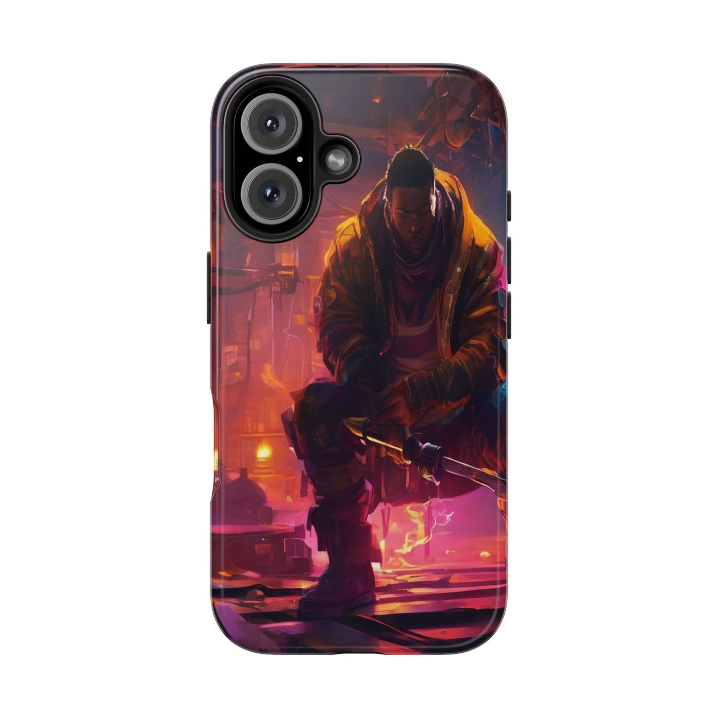 Tough Phone Case - Shockproof TPU & PC Shell for iPhone & Samsung