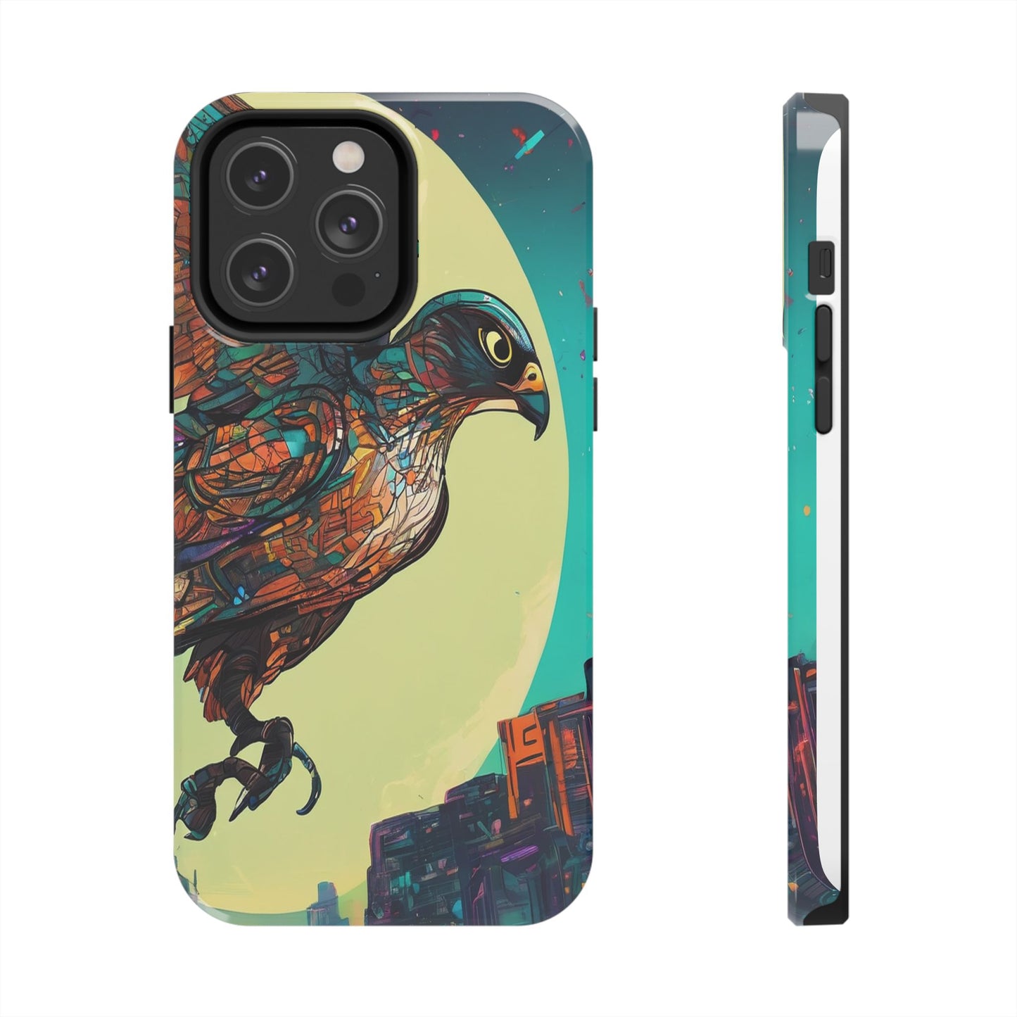 Neon Tough Phone Case - Impact-Resistant, Glossy Finish