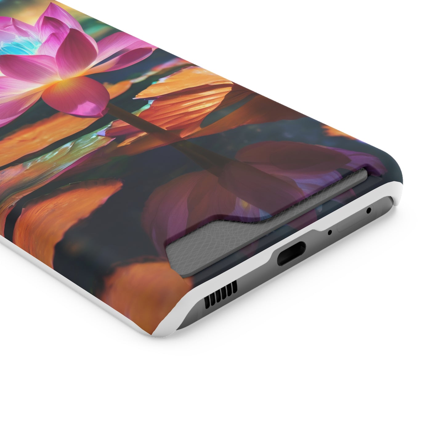 Neon Phone Case with Card Holder - MagSafe & Card Storage