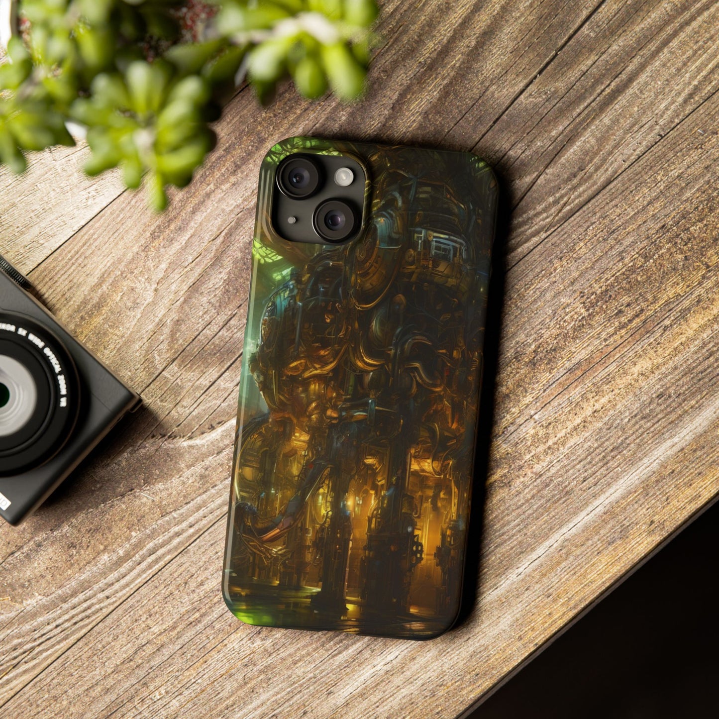 Slim Phone Case for iPhone 16 - Glossy Ultra-Thin Polycarbonate