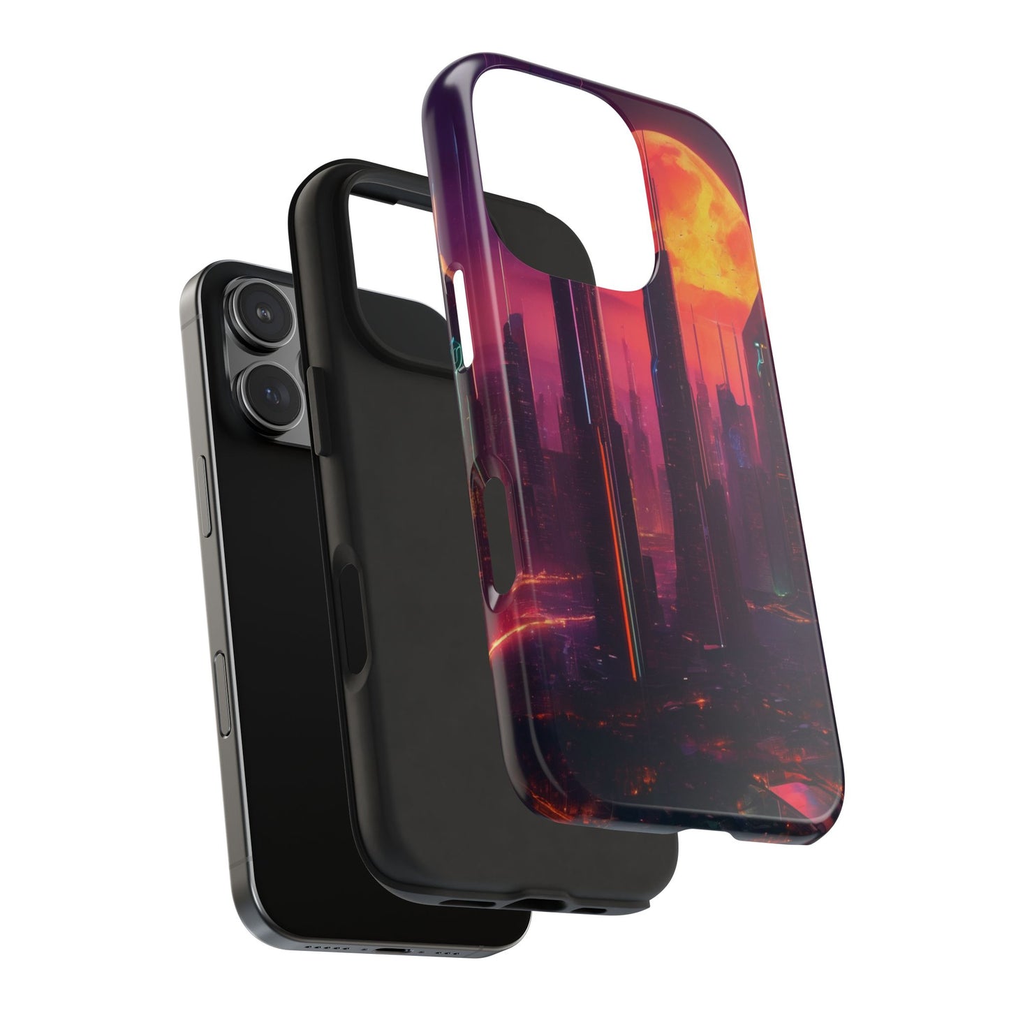 Tough Phone Case: Shockproof 2-Piece TPU/PC Shell