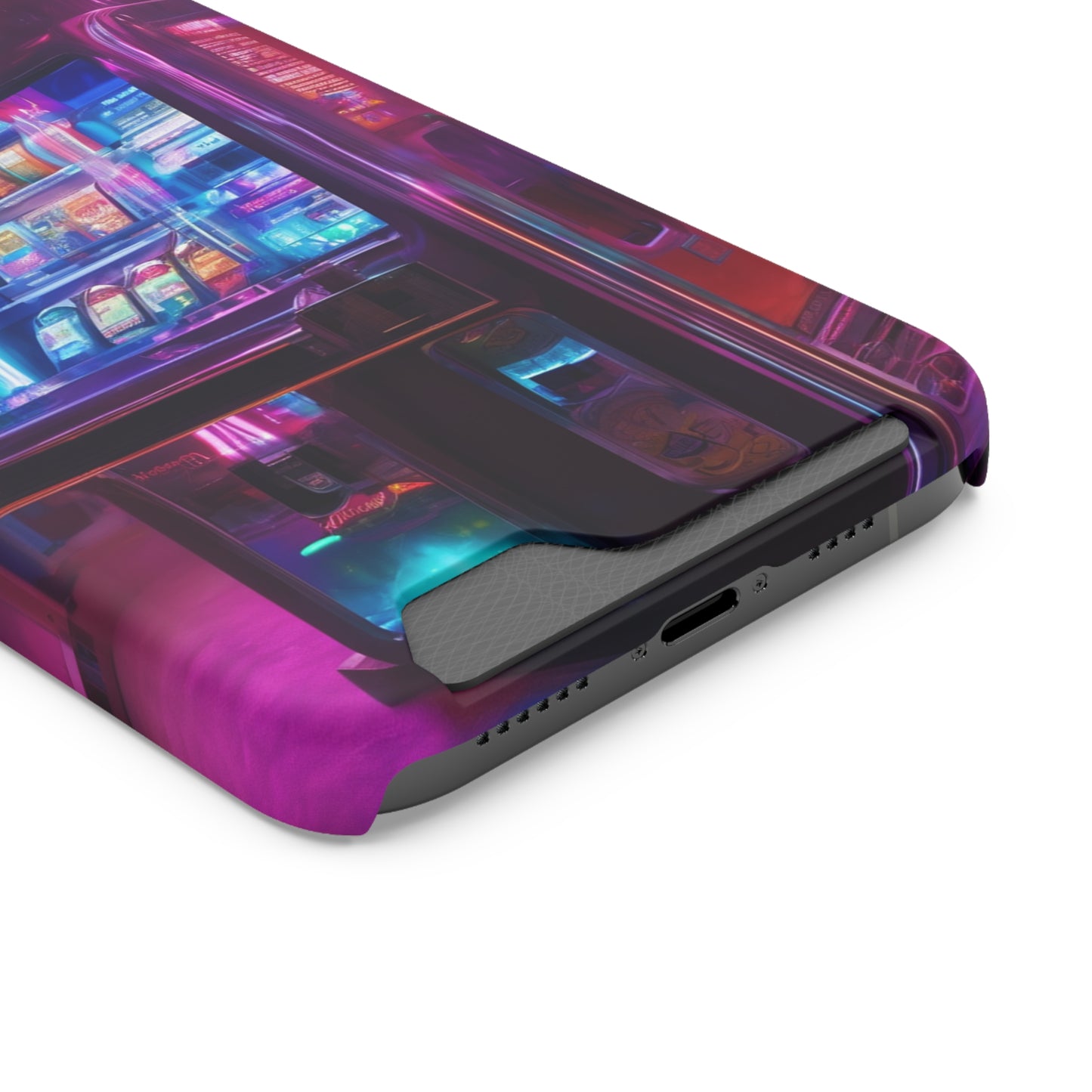 Phone Case with Card Holder – Glossy/Matte Polycarbonate