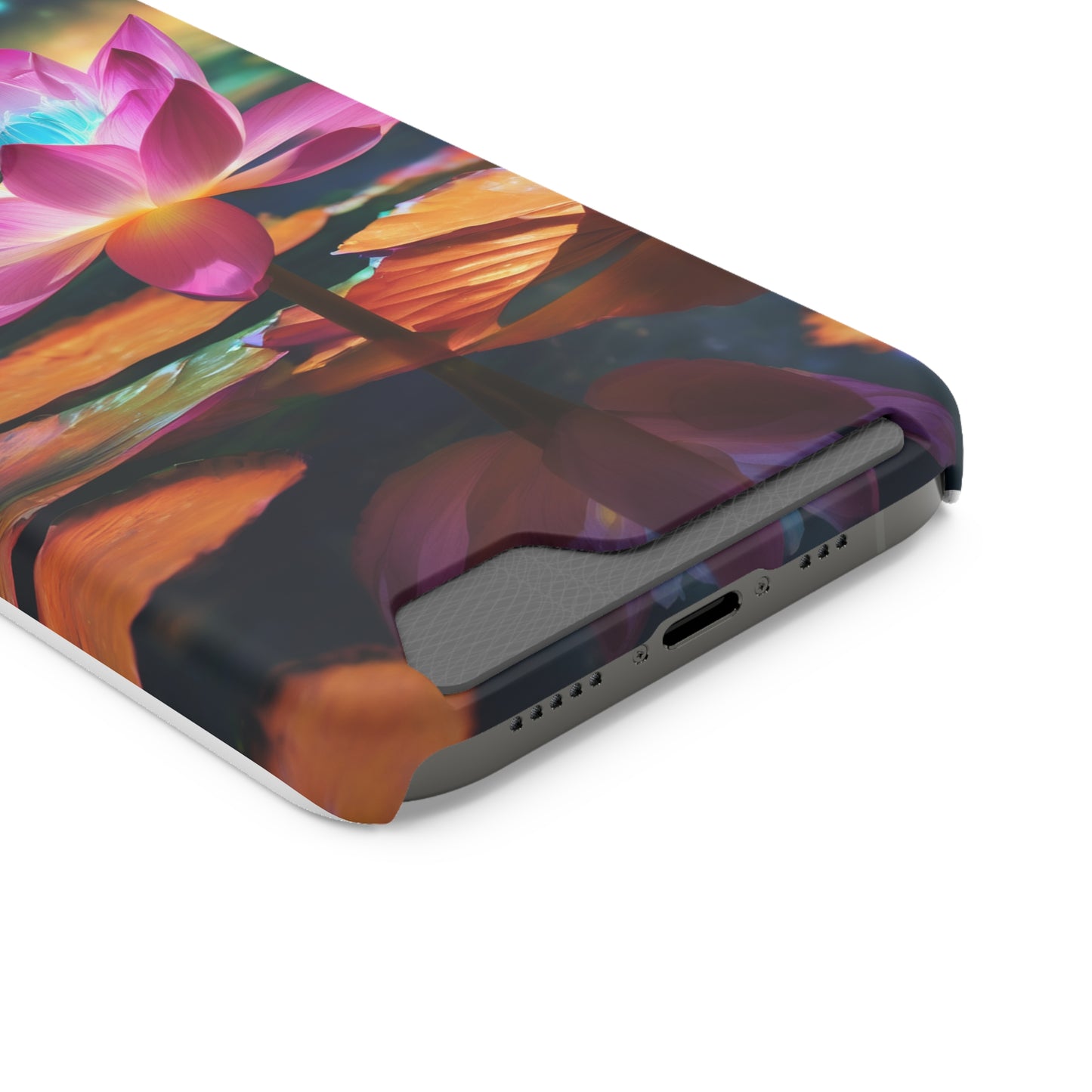 Neon Phone Case with Card Holder - MagSafe & Card Storage
