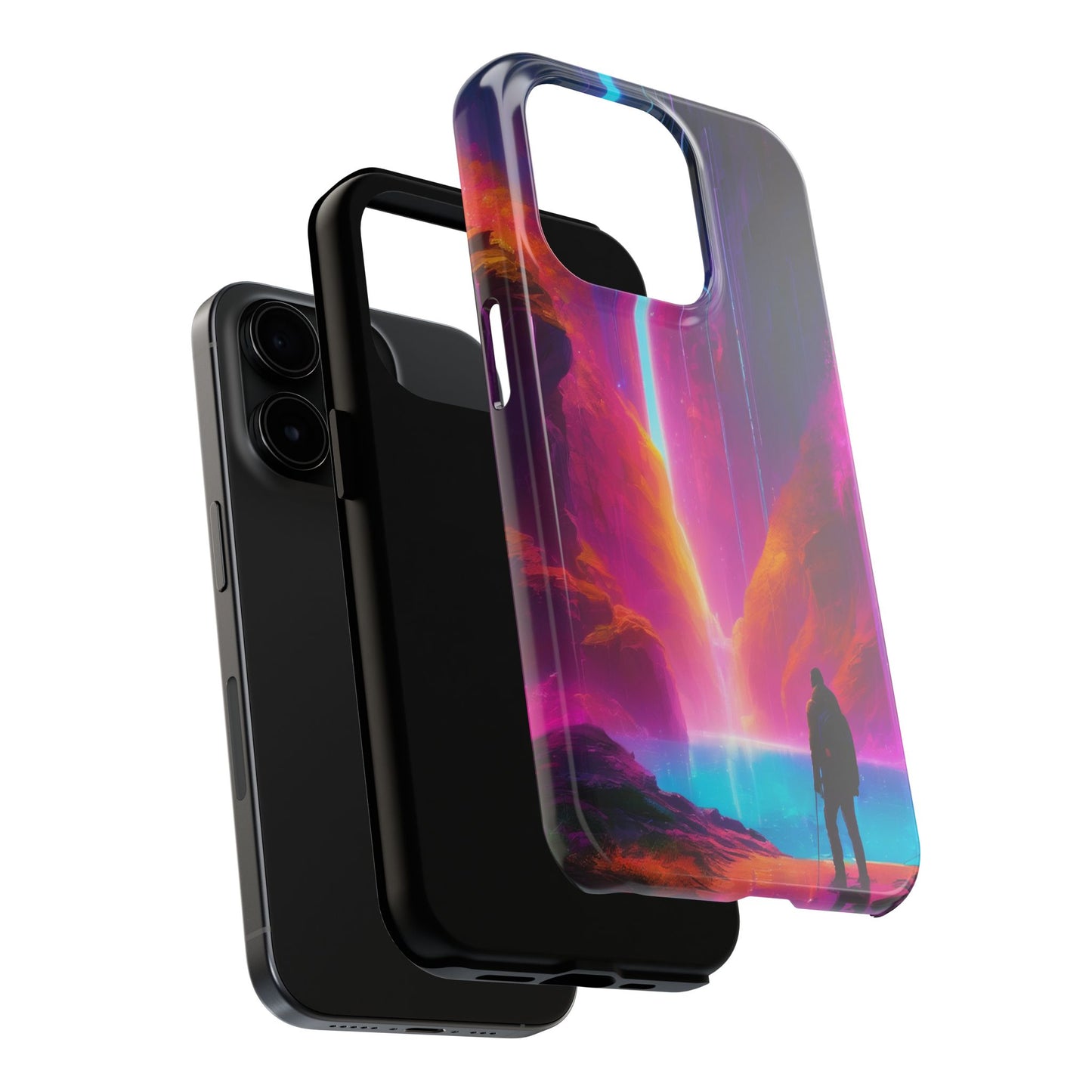 Tough Phone Case with TPU & PC Shell – Shockproof for iPhone/Samsung
