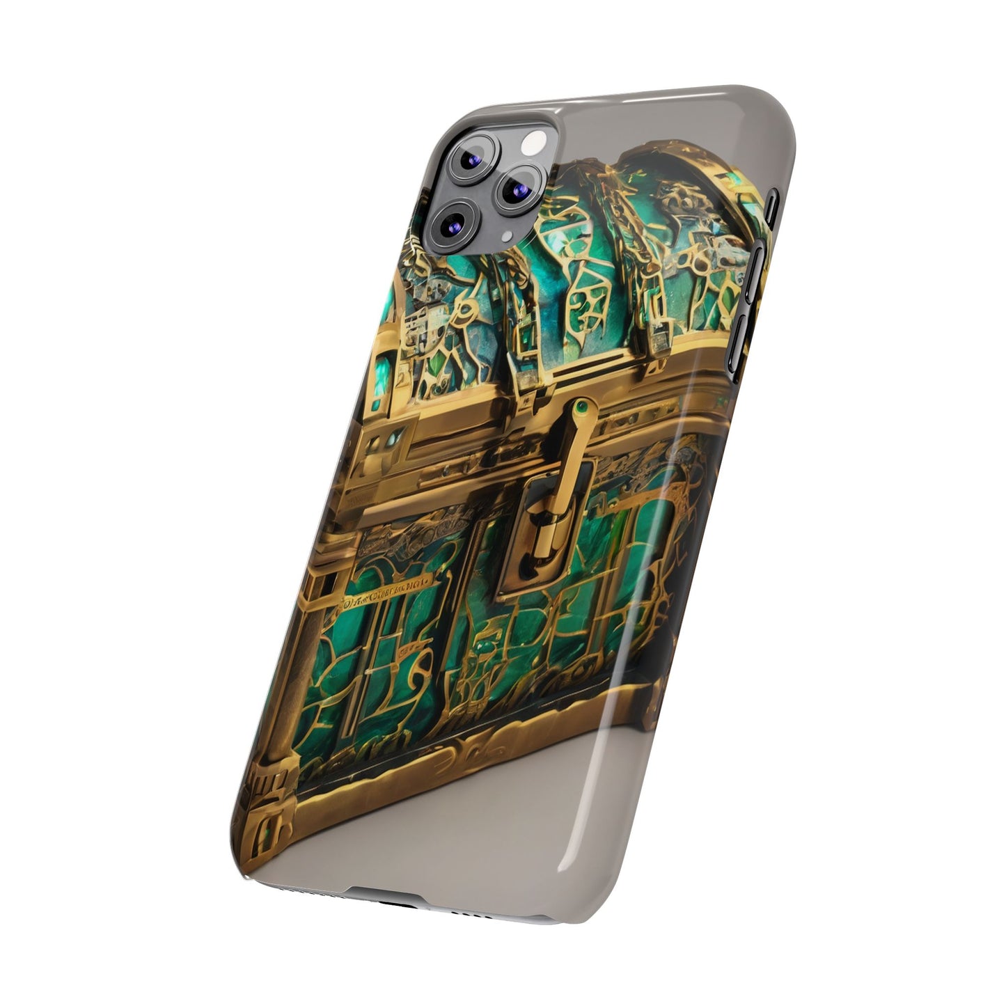 iPhone 16 Slim Phone Case: Glossy Lexan, Ultra-Slim