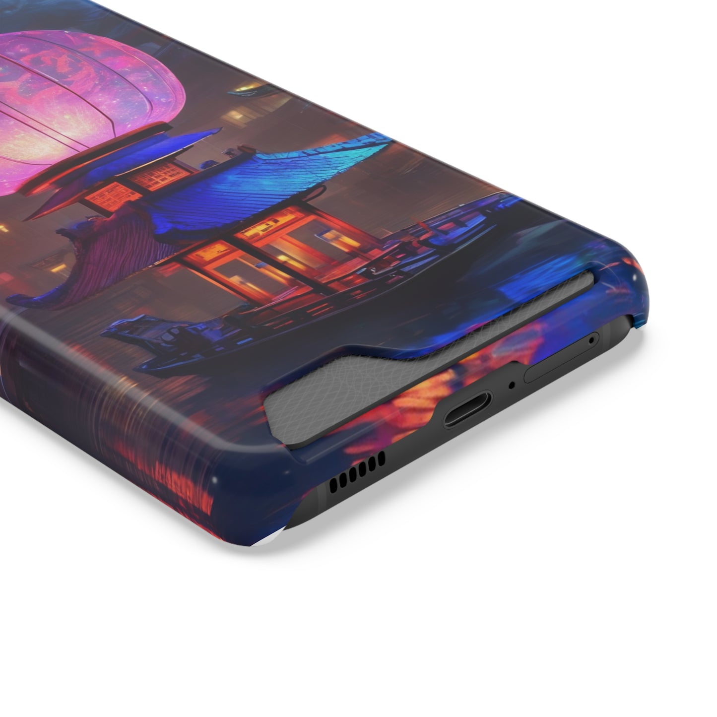 Neon Card Holder Phone Case - MagSafe, 1 Card Slot, Polycarbonate