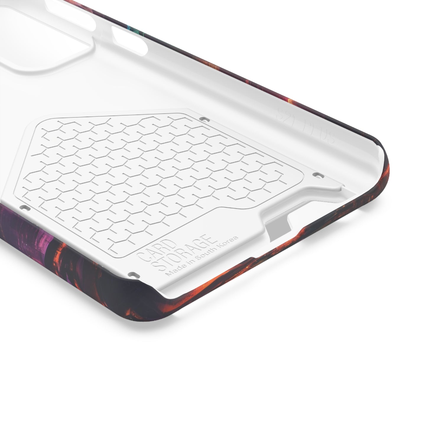 Cyberpunk Neon Card Holder Phone Case MagSafe