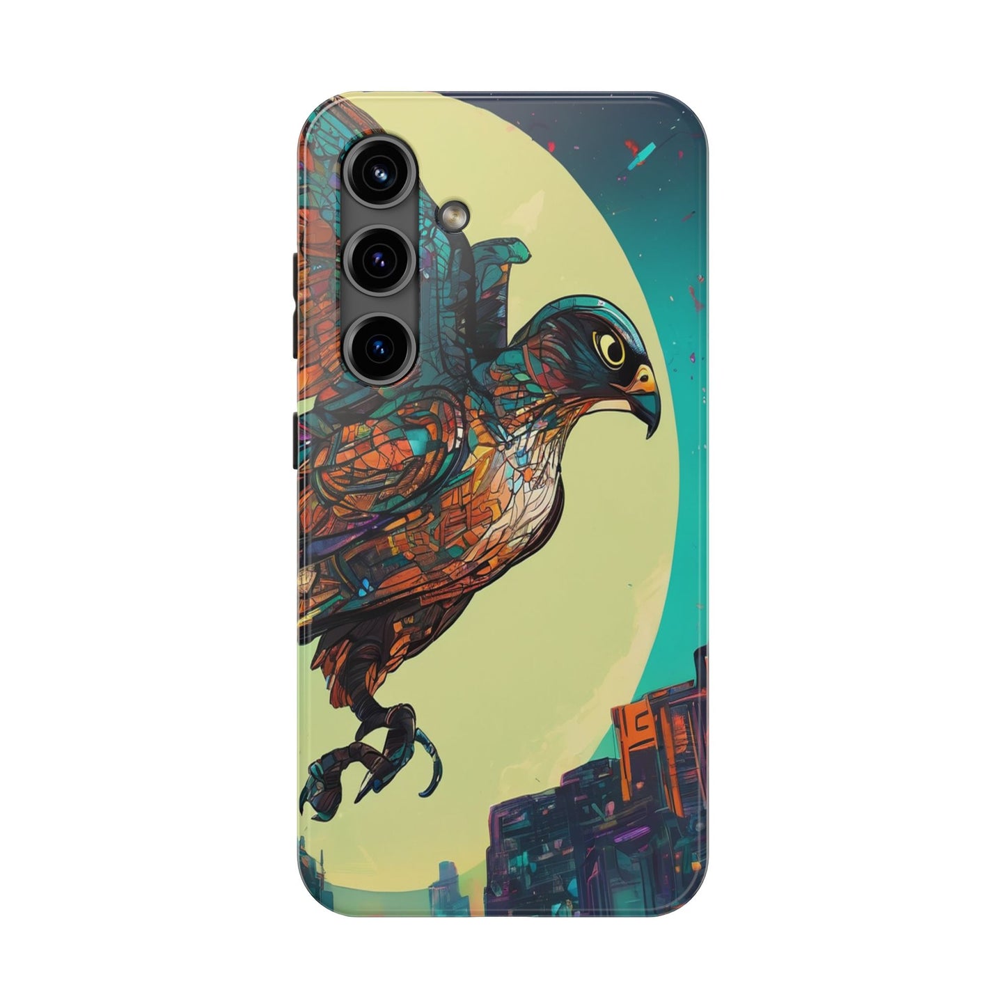 Neon Tough Phone Case - Impact-Resistant, Glossy Finish
