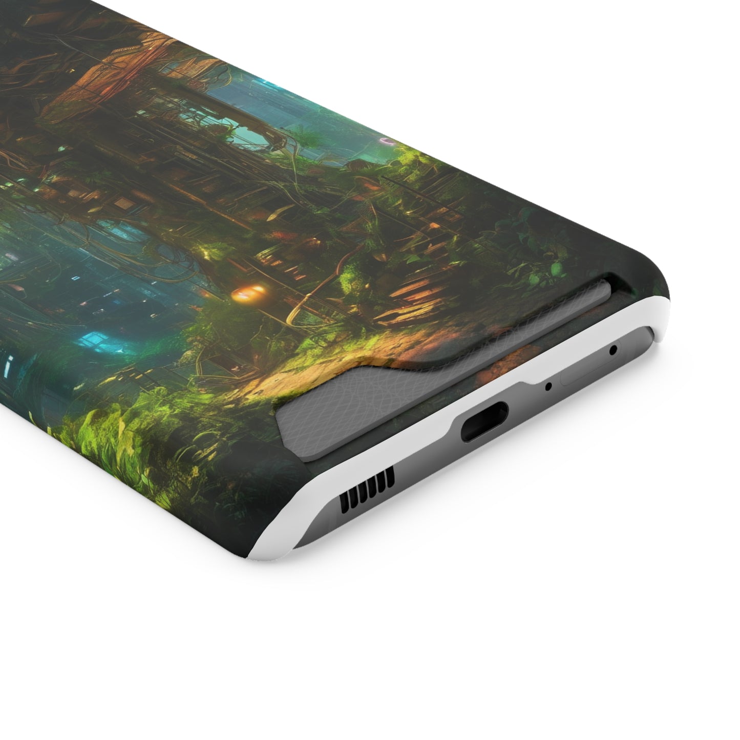 Neon Phone Case with Card Holder Glossy/Matte Polycarbonate, MagSafe