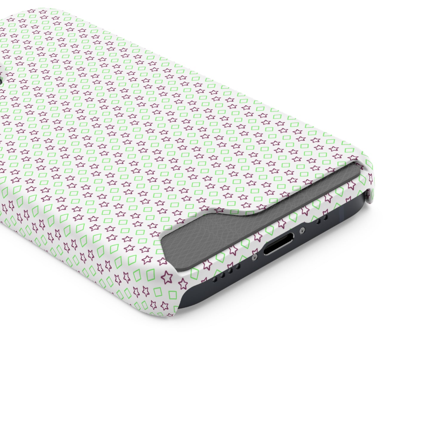 Neon Card Holder Phone Case with MagSafe - Impact-Resistant