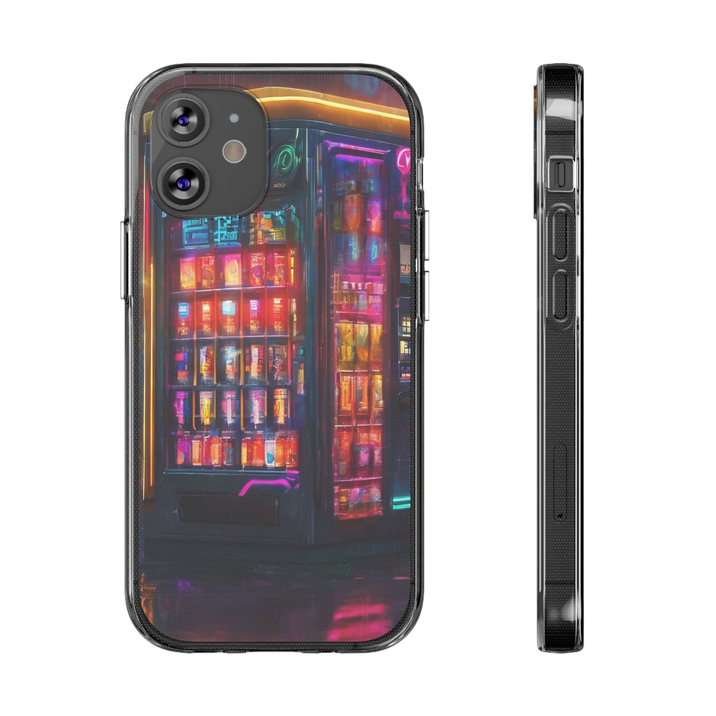 Neon Clear Silicone Phone Case - Slim & Flexible Protection
