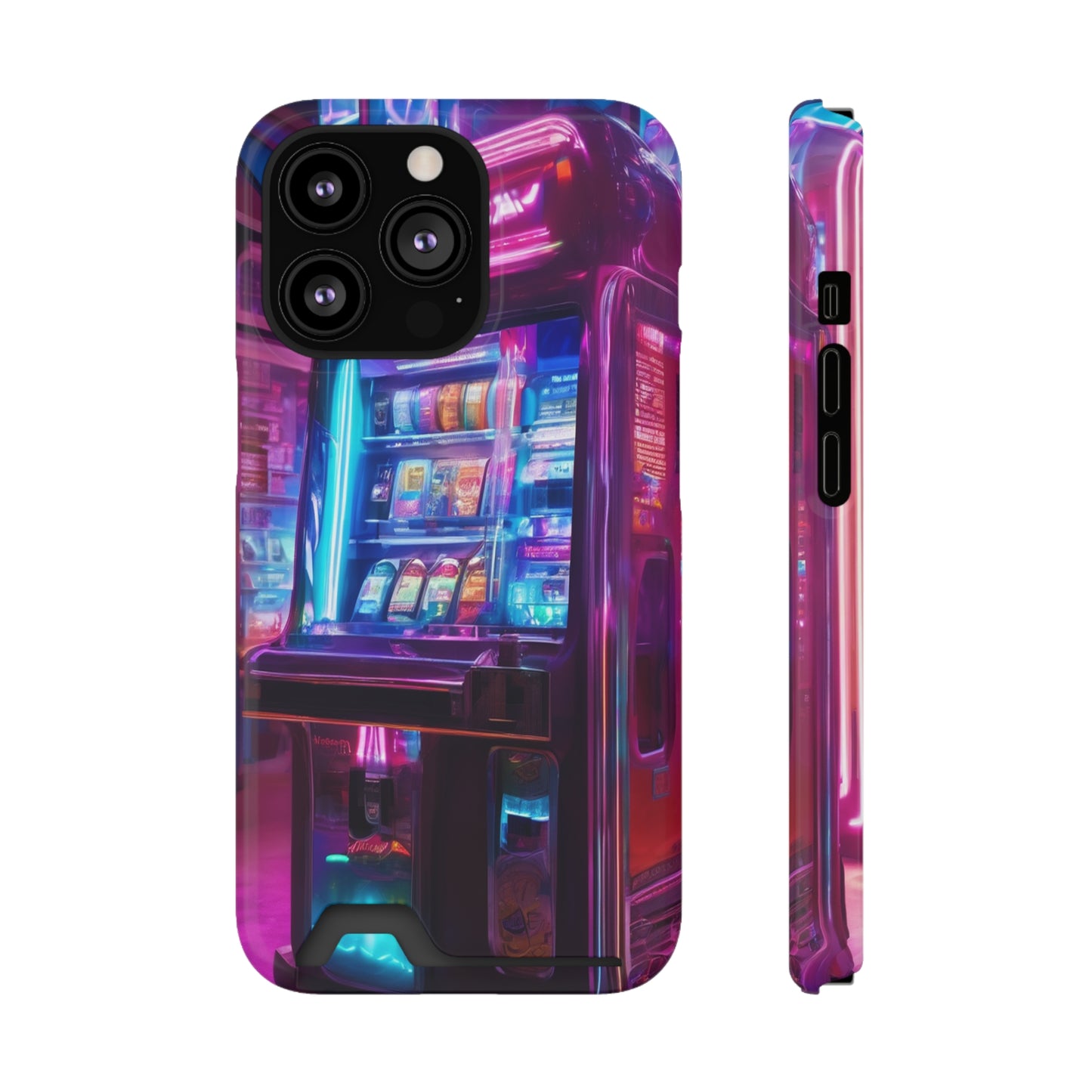 Phone Case with Card Holder – Glossy/Matte Polycarbonate