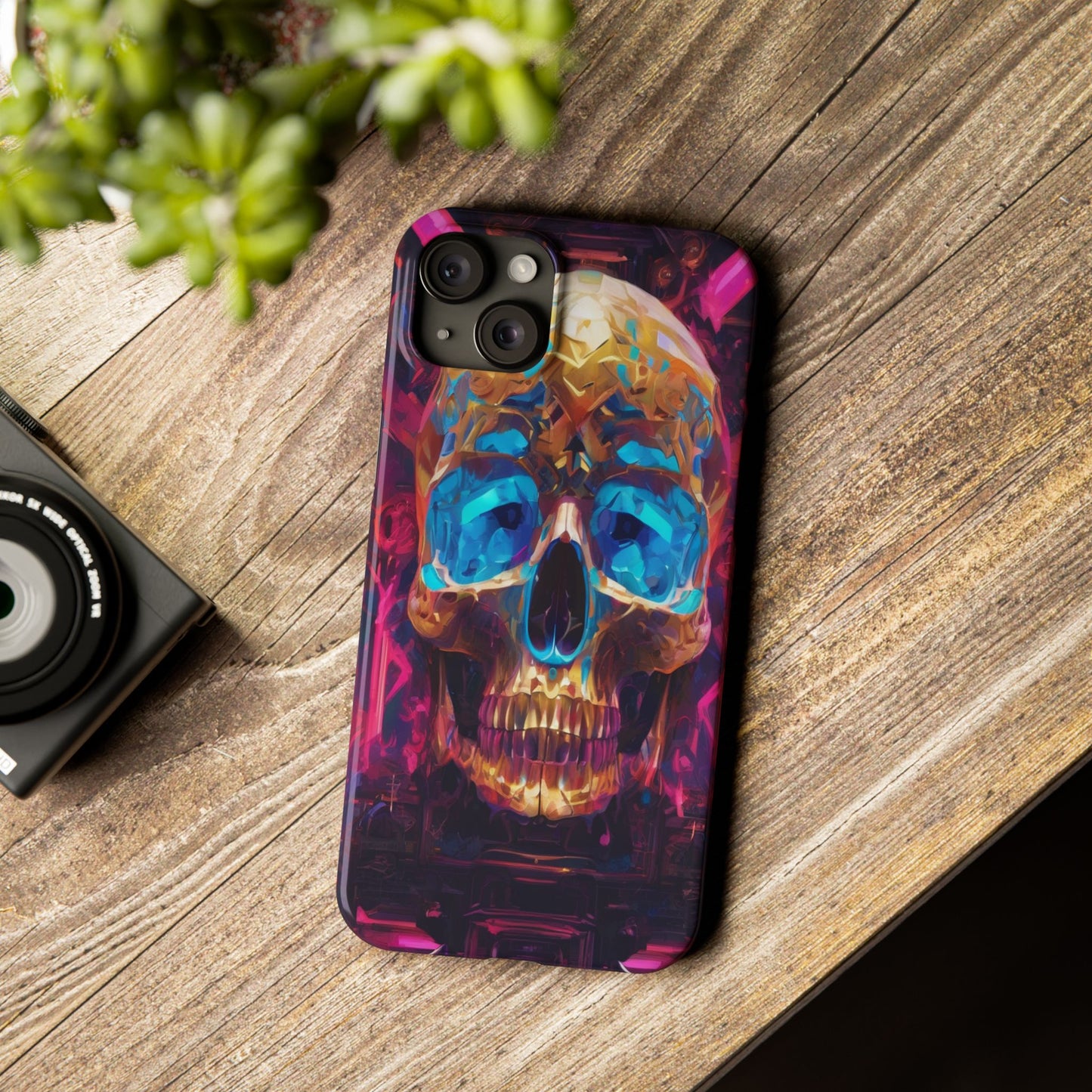 Slim Phone Case for iPhone 16 – Glossy Lexan Shield