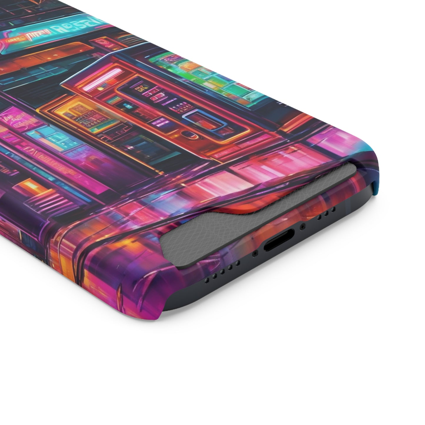 Phone Case with Card Holder - MagSafe, Polycarbonate, Glossy/Matte