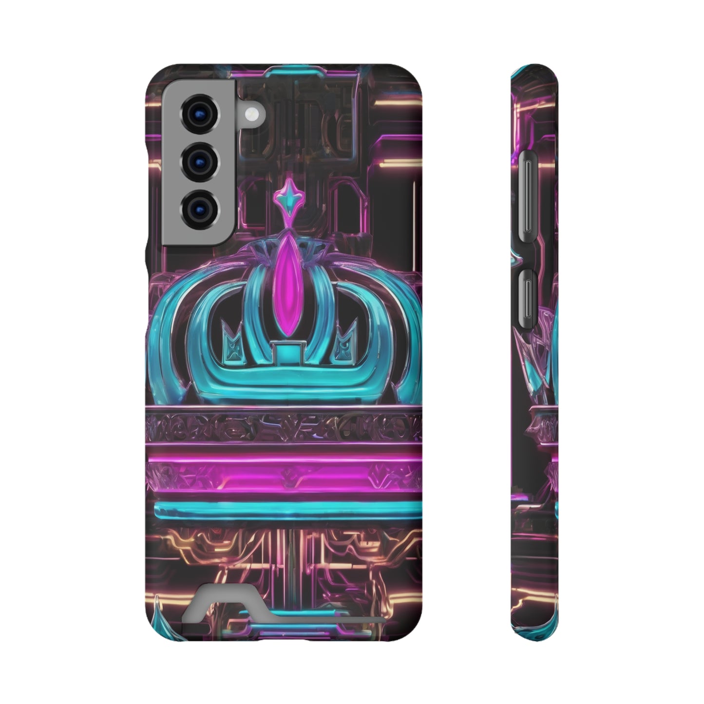 Neon Card Holder Phone Case - MagSafe Compatible