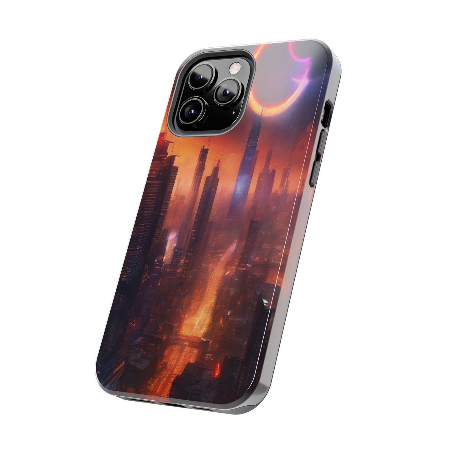 Rugged Phone Case - Impact-Resistant Dual-Layer TPU/PC, Glossy