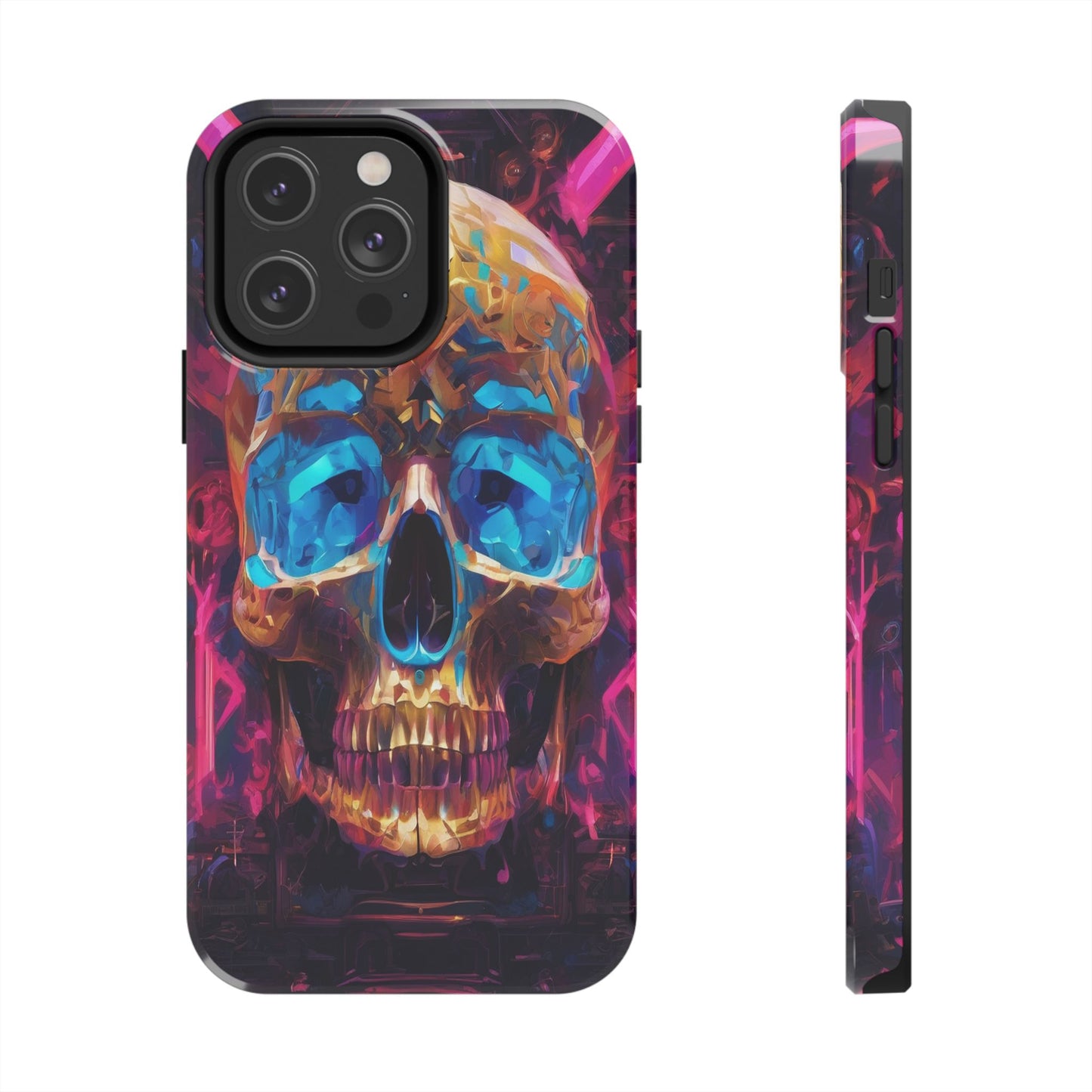 Rugged Phone Case - Impact-Resistant, Glossy Polycarbonate