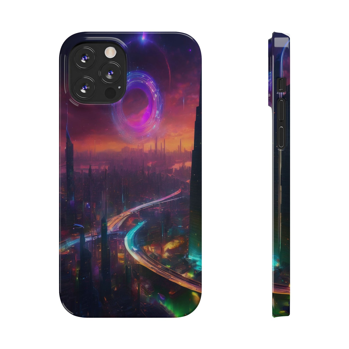 Slim Glossy Phone Case for iPhone 16 – Lexan PC