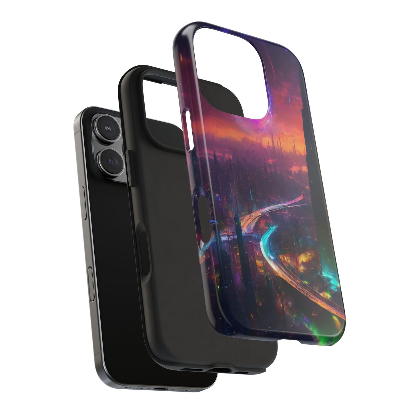 Tough Phone Case – Shockproof TPU/Polycarbonate for iPhone & Samsung