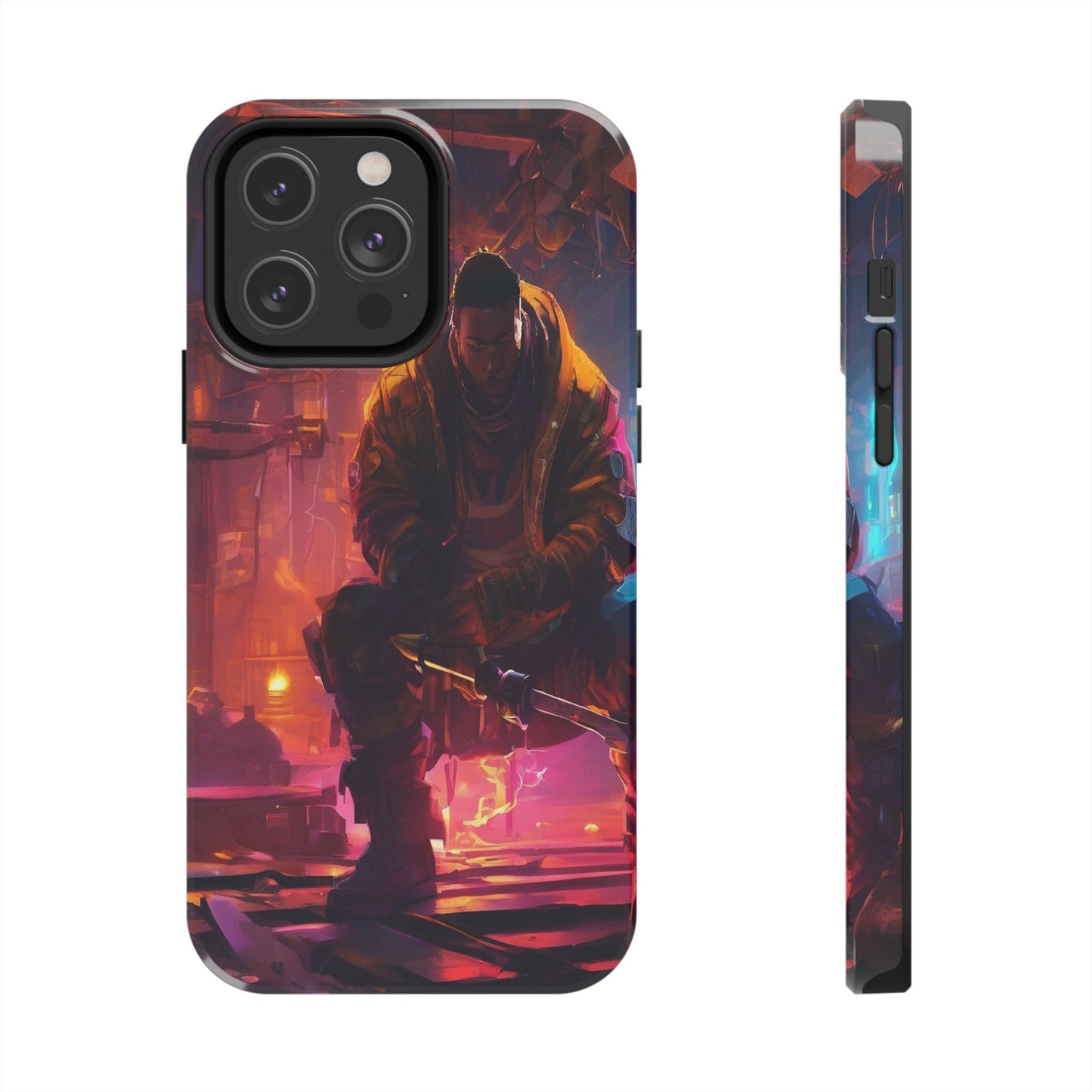 Tough Phone Case - Shockproof TPU & PC Shell for iPhone & Samsung