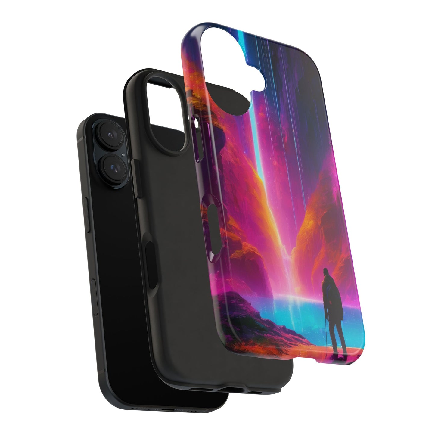 Tough Phone Case with TPU & PC Shell – Shockproof for iPhone/Samsung