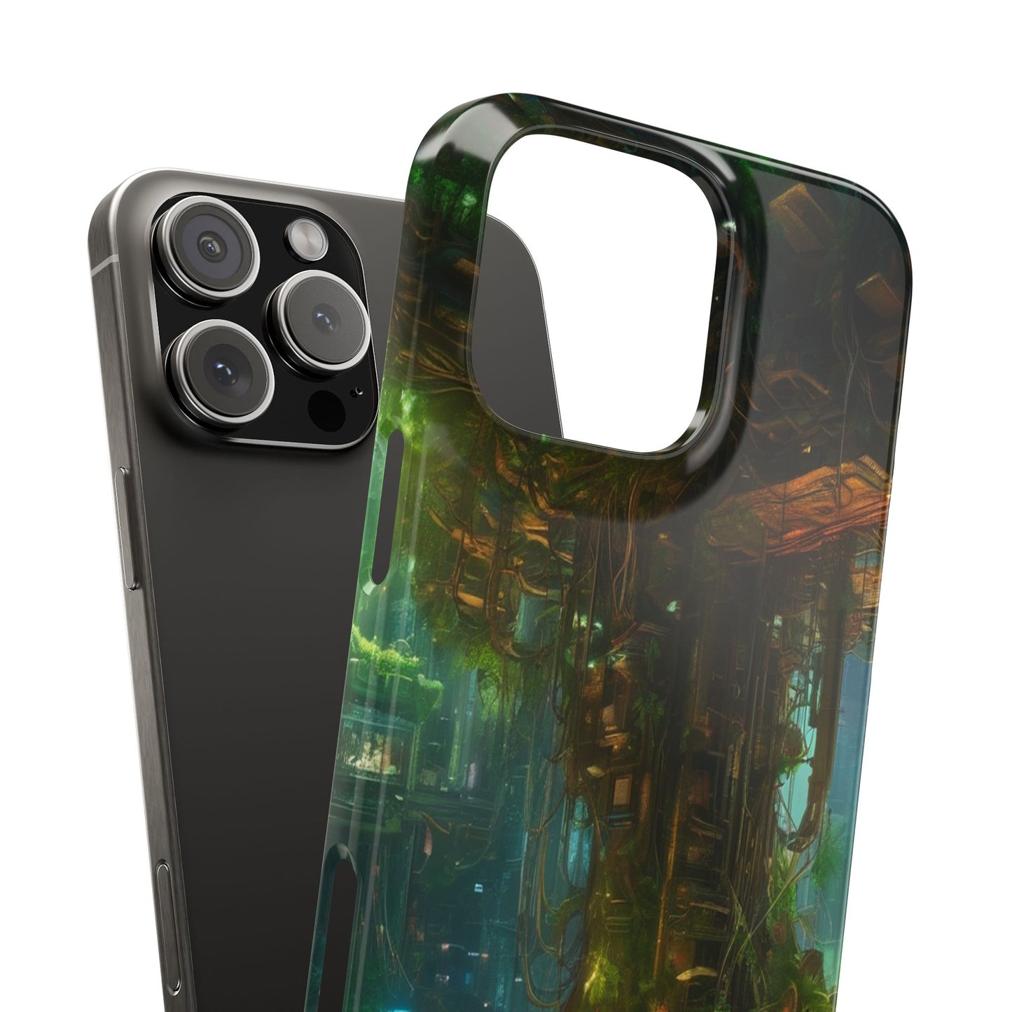 Neon Slim Phone Case for iPhone 16 Glossy Lexan