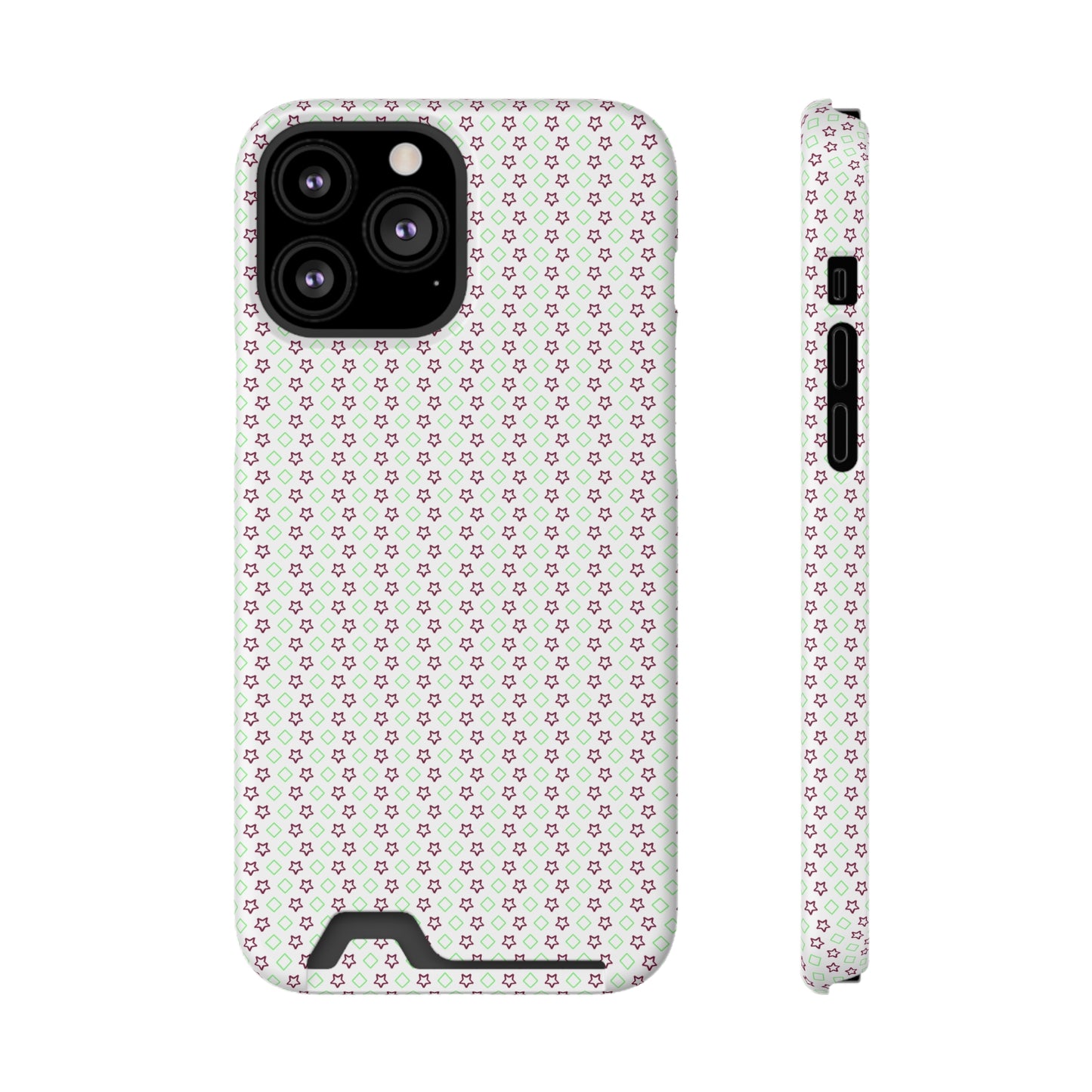 Neon Card-Holder Phone Case - Glossy/Matte Finish