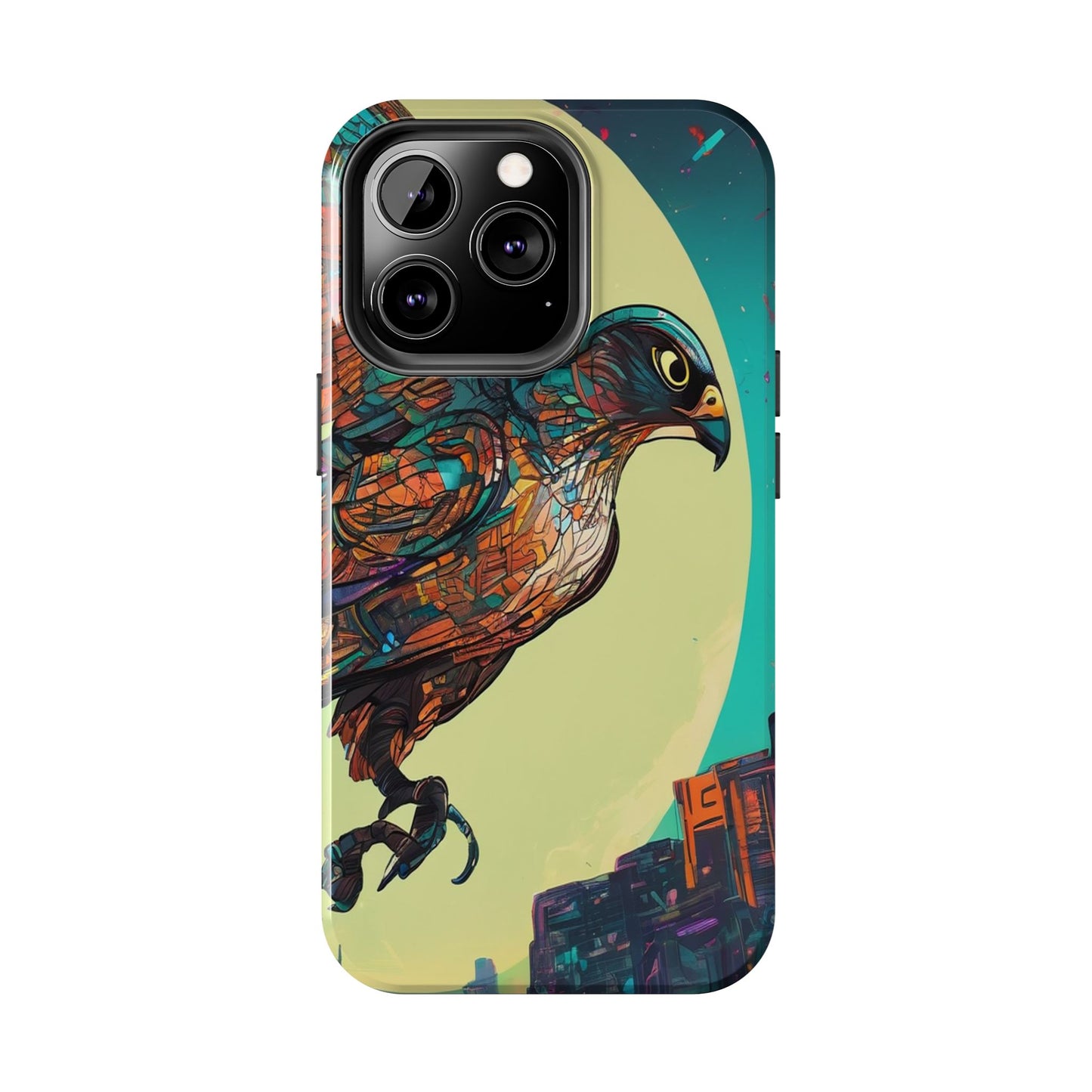 Neon Tough Phone Case - Impact-Resistant, Glossy Finish