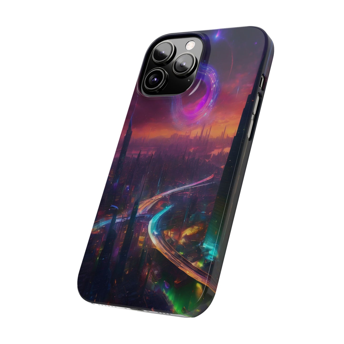Slim Glossy Phone Case for iPhone 16 – Lexan PC